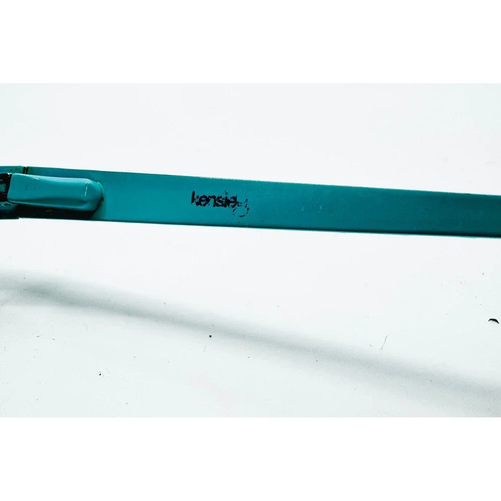 Brille Eyeglasses Womens Black Teal Cat Eye Heart Temple 51-17-135